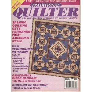 Traditional Quilter Magazine June 1989 Gallery of Stars Quilt Patterns
